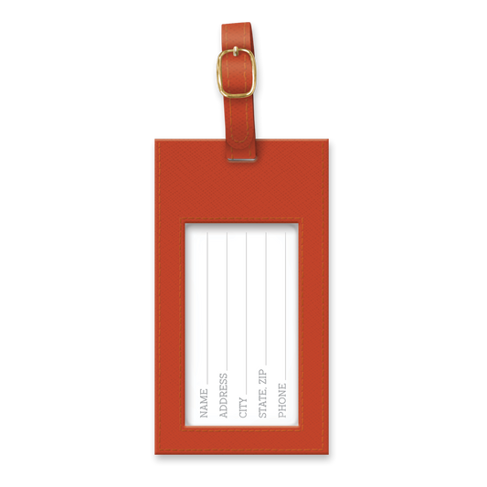 Vegan Leather Luggage Tag | American Globetrotter