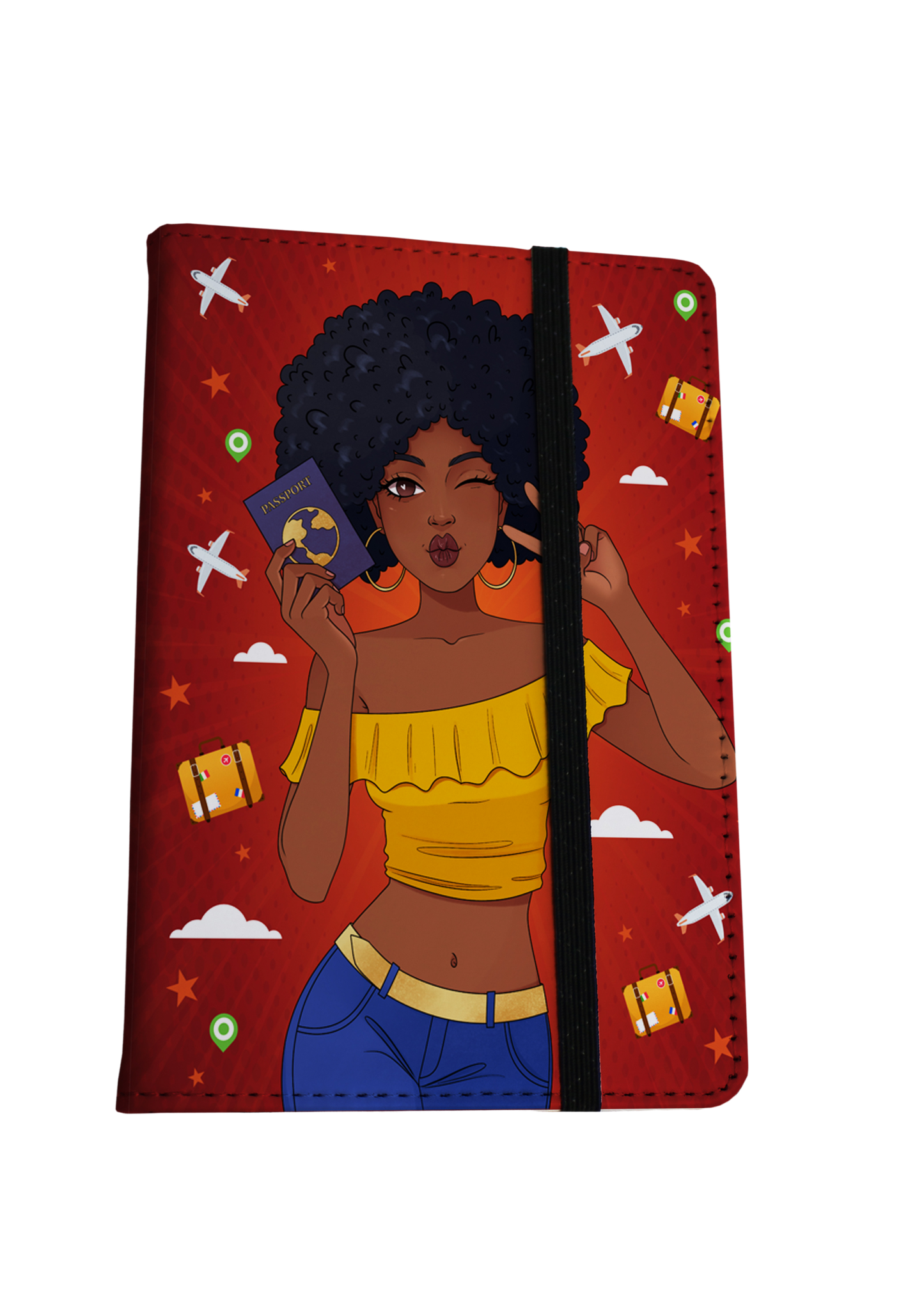 Graphic Passport Holder | Catching Flights