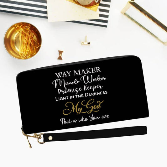 Large Clutch Statement Wallet | Way Maker