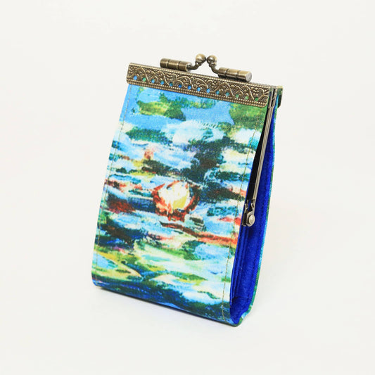 Artist Inspired RFID Card Holder | Monet's Water Lilies