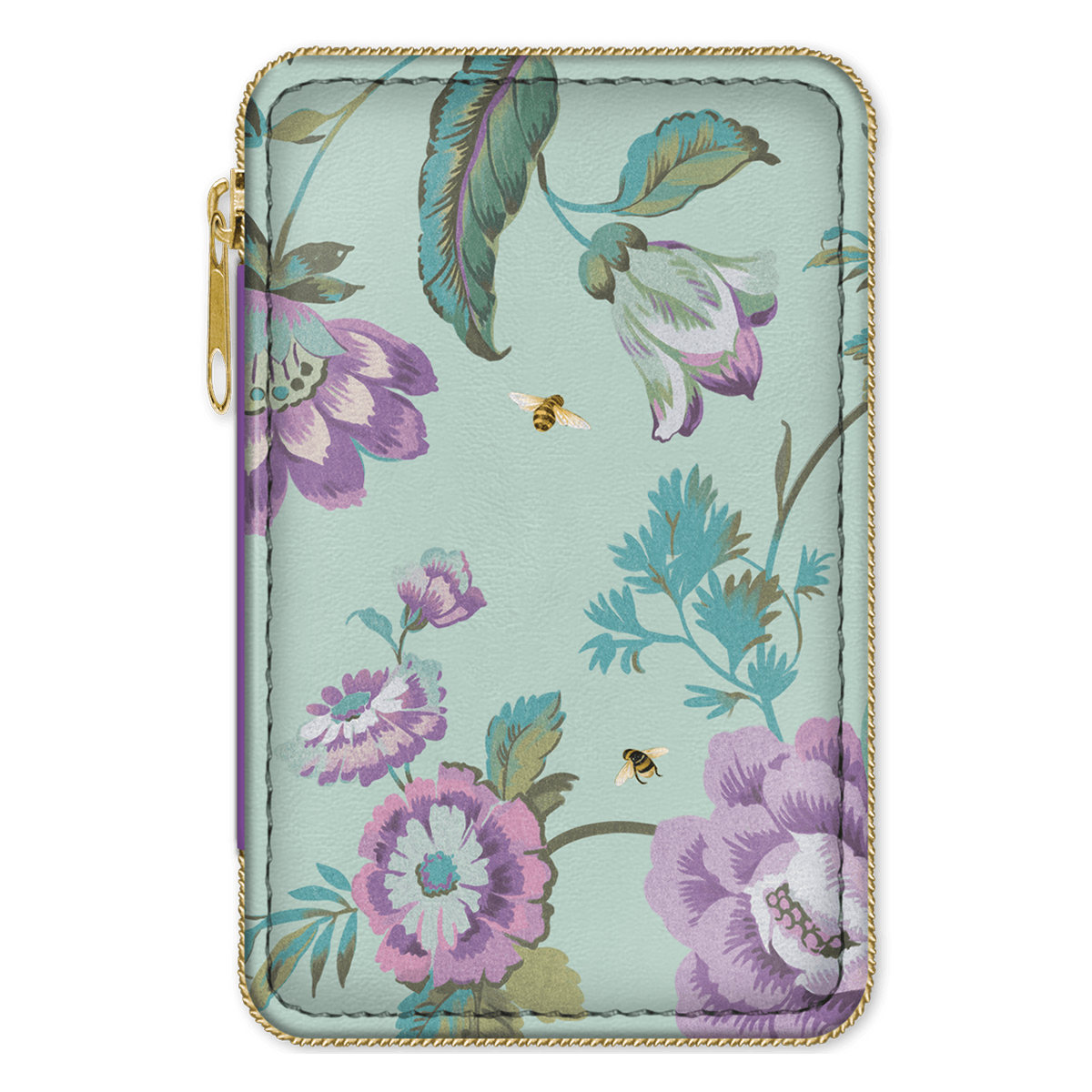 Compact Travel Sewing Kit | Mint Jacobean