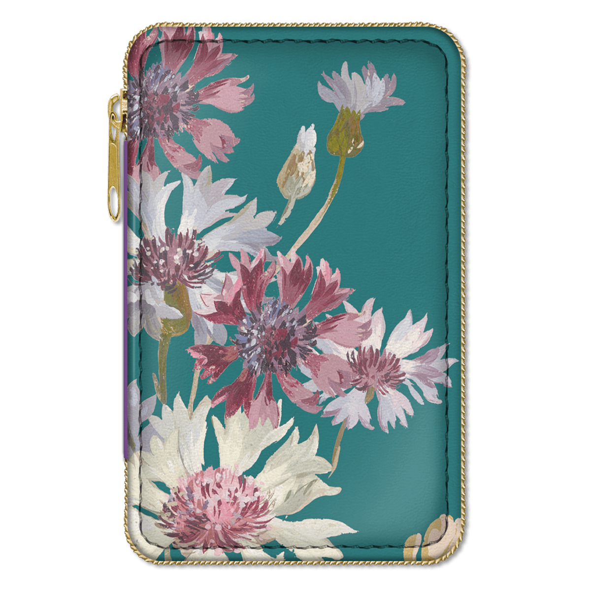 Compact Travel Sewing Kit | Emerald Wildflowers