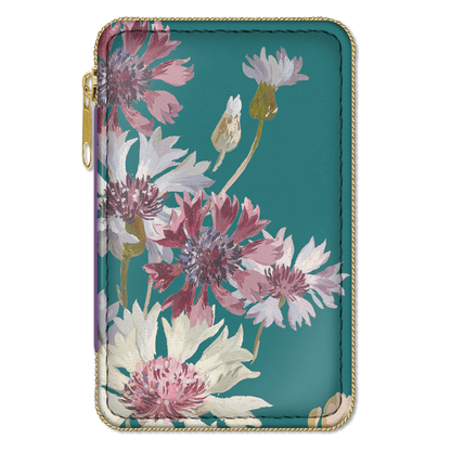 Compact Travel Sewing Kit | Emerald Wildflowers