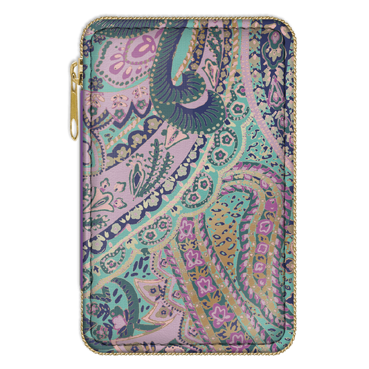 Compact Travel Sewing Kit | Purple Paisley