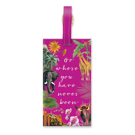 Vegan Leather Luggage Tag | African Globetrotter