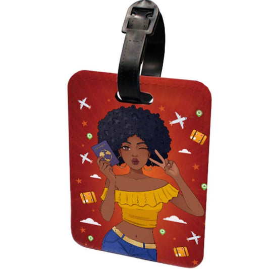 Graphic Luggage Tag | Catching Flights