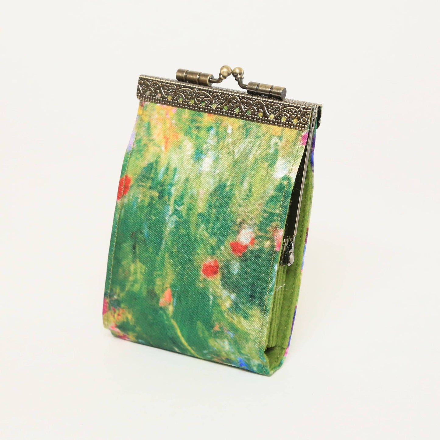 Artist Inspired RFID Card Holder | Monet's Alice Gardens