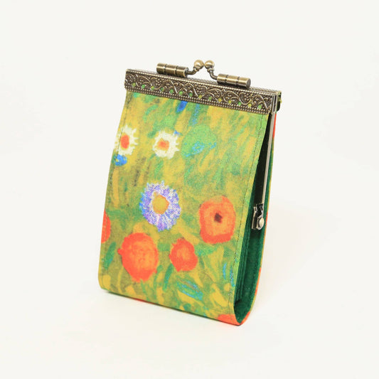 Artist Inspired RFID Card Holder | Klimt's Flower Farm
