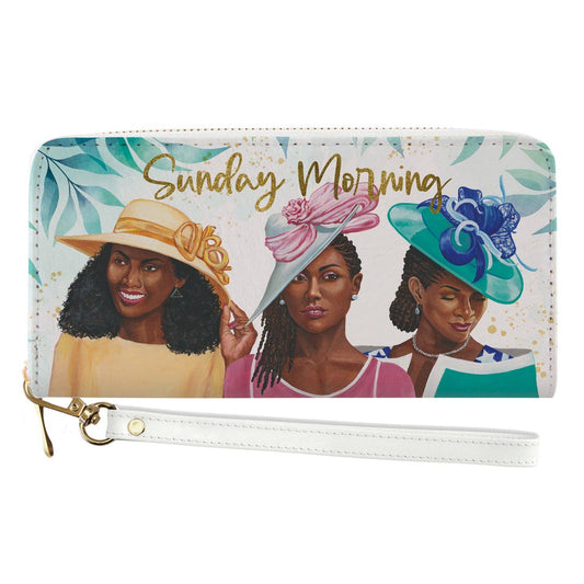 Large Clutch Statement Wallet | Sunday Morning