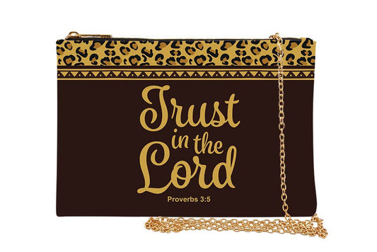 Statement Chain Strap Shoulder Handbag | Trust In The Lord