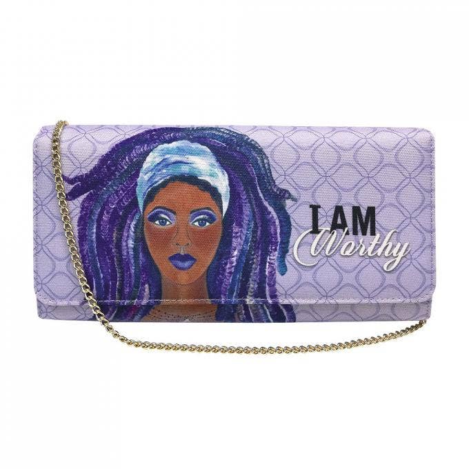 Statement Clutch | I Am Worthy