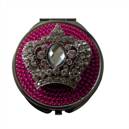 handmade compact makeup mirror | Crown Jewels
