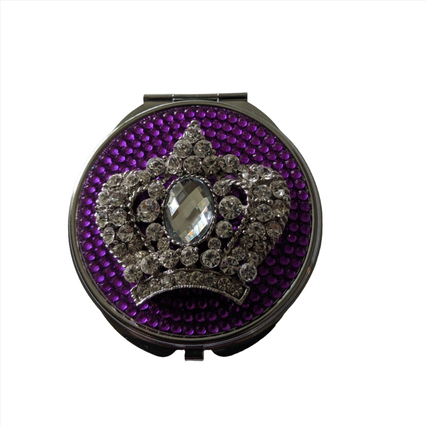 handmade compact makeup mirror | Crown Jewels
