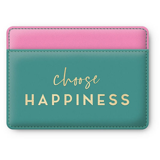 'Choose Happiness' Statement Card Wallet