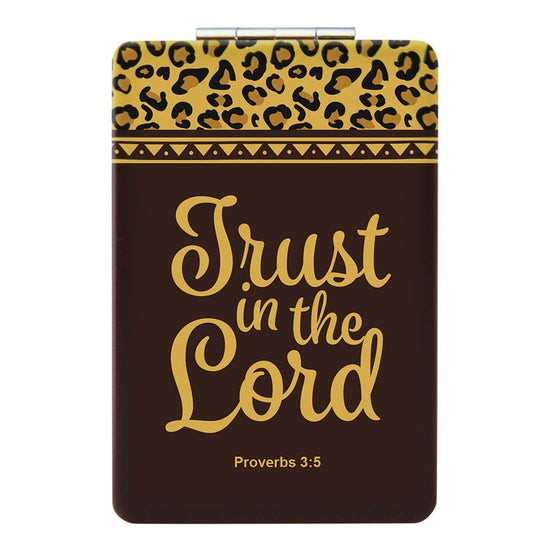 Statement Compact Mirror | Trust in the Lord