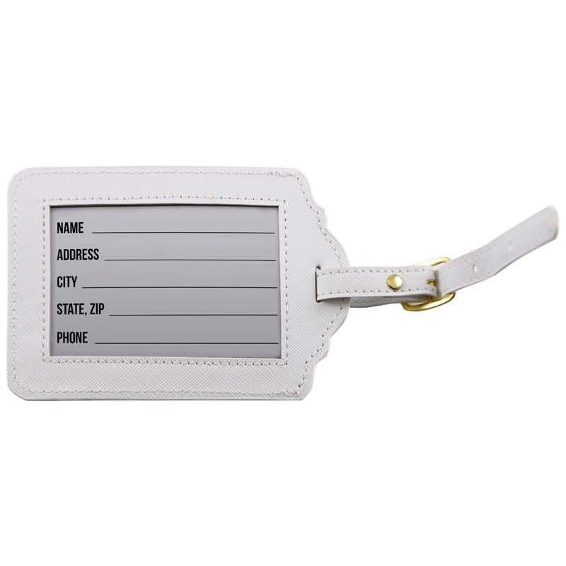 Vegan Leather Statement Luggage Tag Set | Fearless