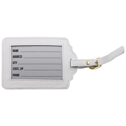 Vegan Leather Statement Luggage Tag Set | Fearless