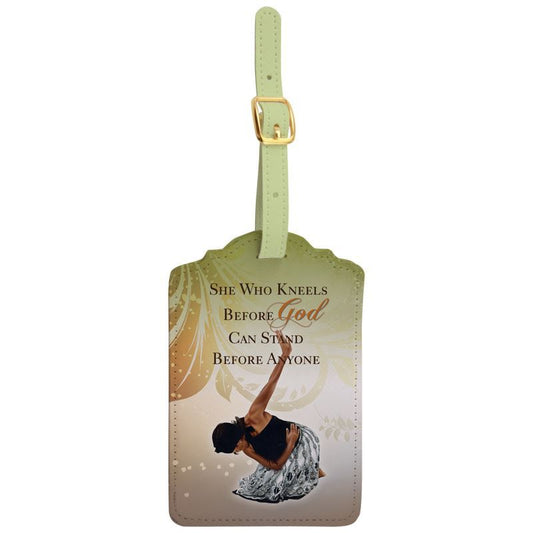 Vegan Leather Statement Luggage Tag Set | She Who Kneels