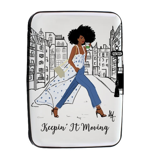 RFID Blocking Statement Card Holder | Keepin' It Moving