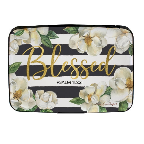 RFID Blocking Statement Card Holder | Blessed Magnolia