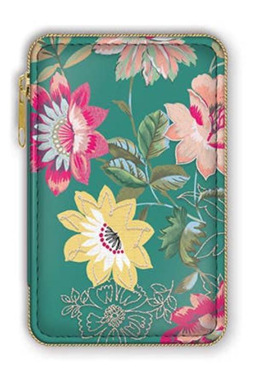 Compact Travel Sewing Kit | Green Jacobean