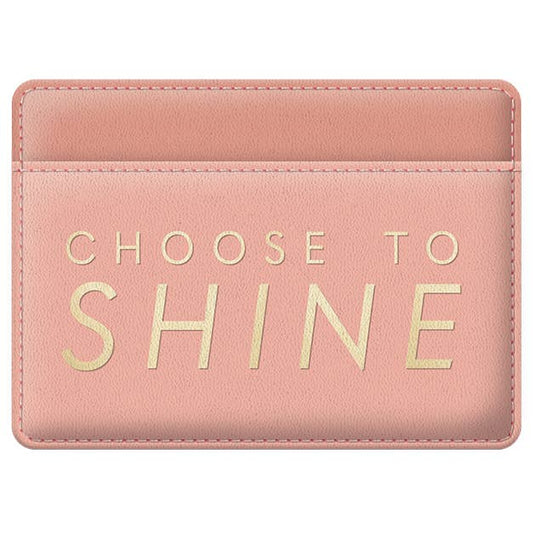 'Choose To Shine' Statement Card Wallet