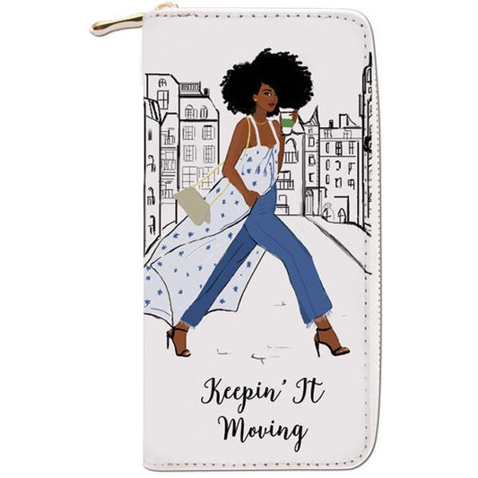 Large Clutch Statement Wallet | Keepin' It Moving
