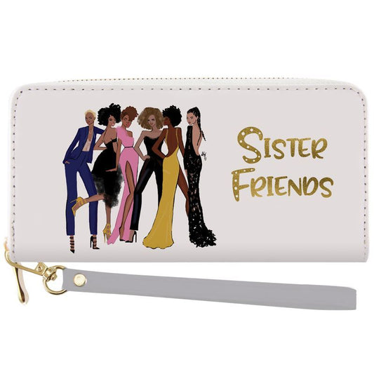 Large Clutch Statement Wallet | Sister Friends 2