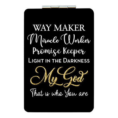 Statement Compact Mirror | Way Maker