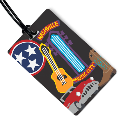 Travel Inspired Luggage Tag | Nashville