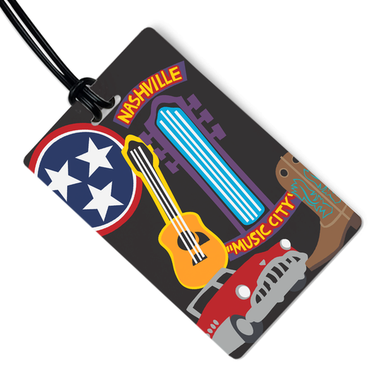 Travel Inspired Luggage Tag | Nashville