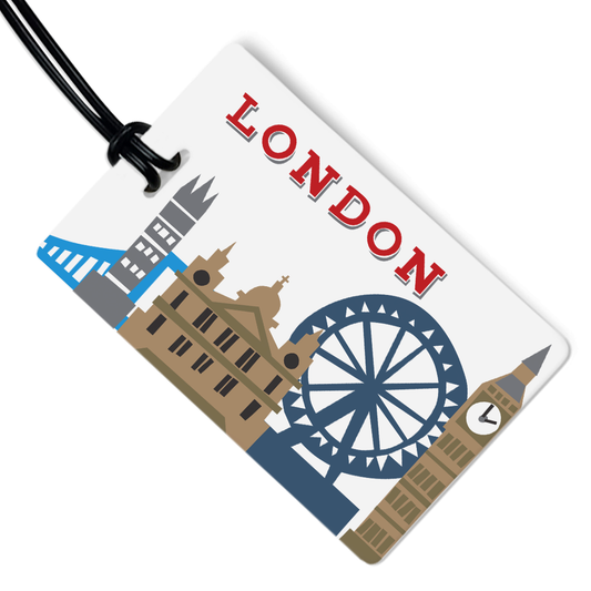 Travel Inspired Luggage Tag | London