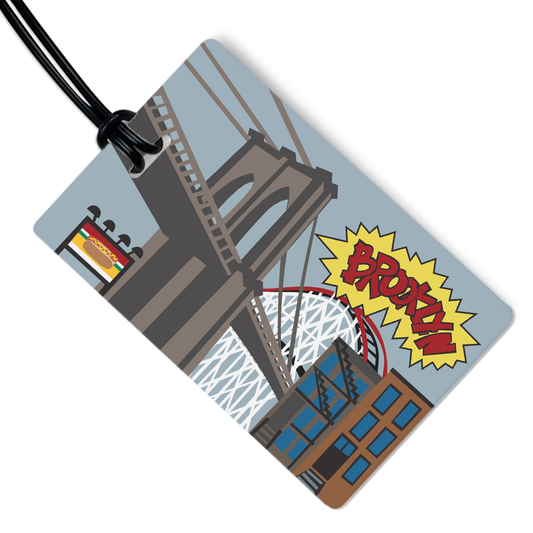 Travel Inspired Luggage Tag | Brooklyn