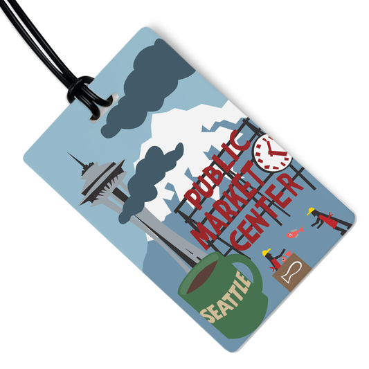 Travel Inspired Luggage Tag | Seattle